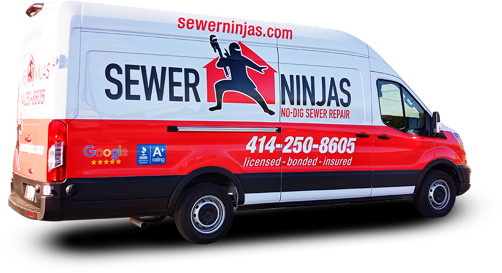 Sewer ninjas company van, no background